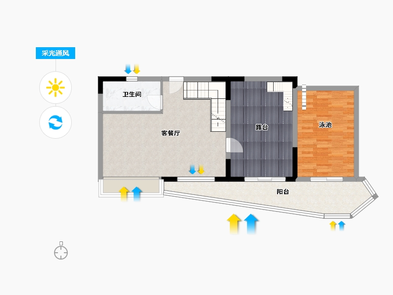 海南省-文昌市-椰景湾-80.14-户型库-采光通风