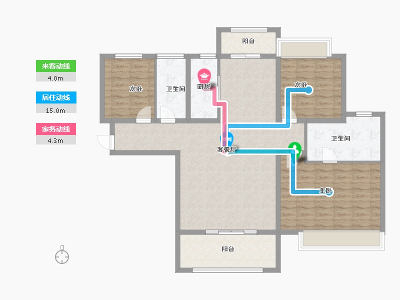 河南省-许昌市-千玺楽苑-115.06-户型库-动静线