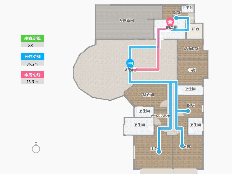 广东省-广州市-博雅首府-486.38-户型库-动静线