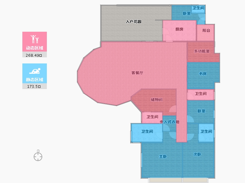 广东省-广州市-博雅首府-486.38-户型库-动静分区