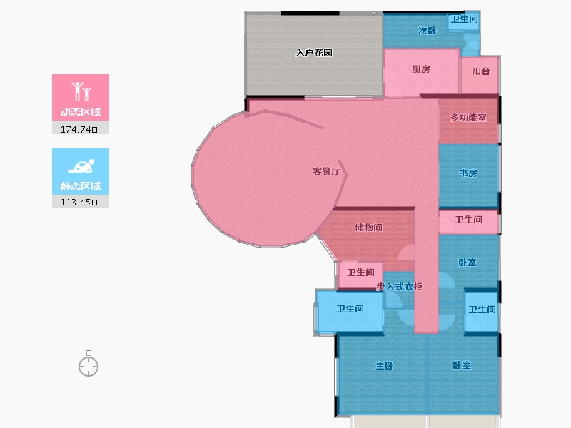 广东省-广州市-博雅首府-309.84-户型库-动静分区