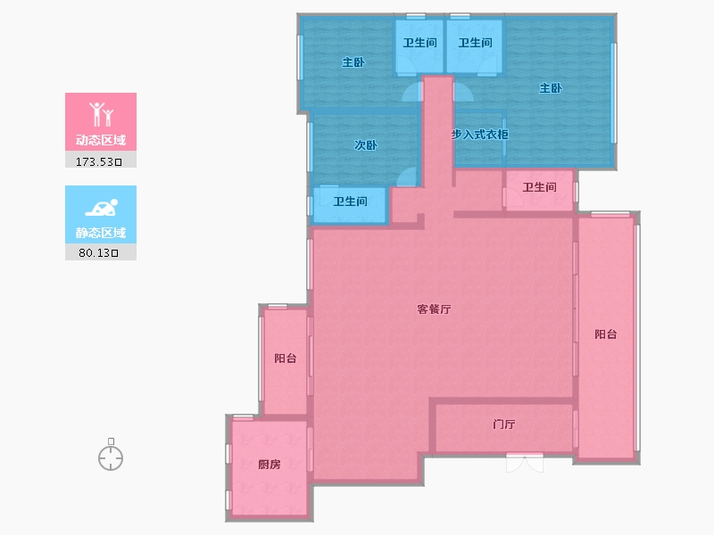 贵州省-遵义市-中建锦阅-201.00-户型库-动静分区