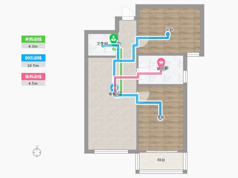 河北省-石家庄市-龙洲新城-70.49-户型库-动静线