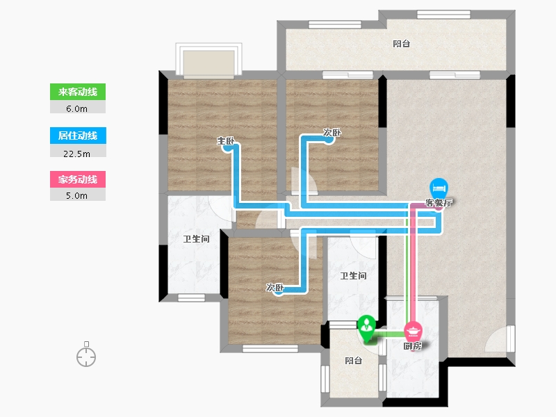 四川省-成都市-成都融创文旅城-92.00-户型库-动静线