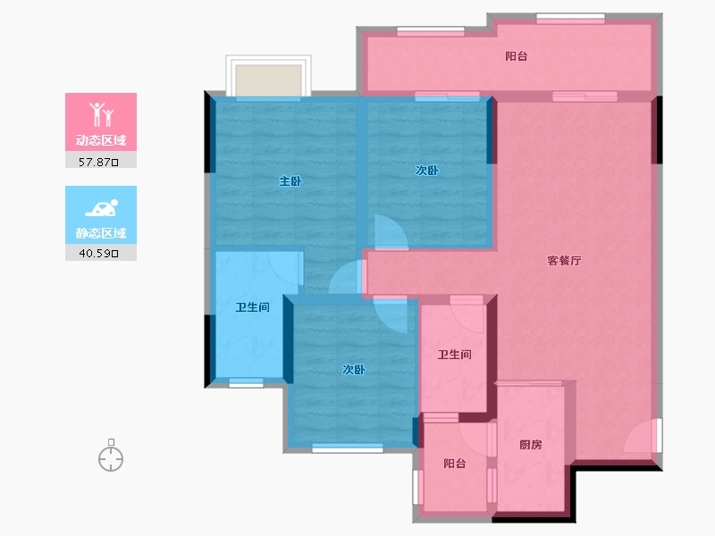 四川省-成都市-成都融创文旅城-92.00-户型库-动静分区