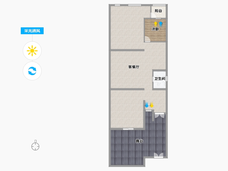 广东省-深圳市-万科第五园-100.00-户型库-采光通风