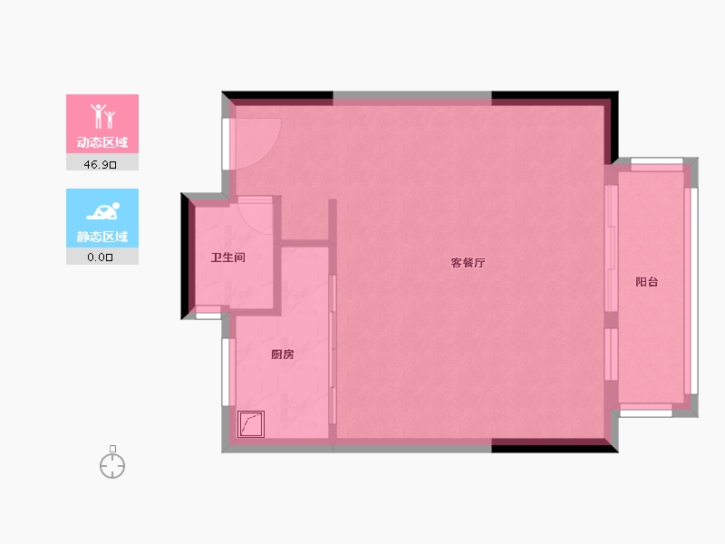 浙江省-湖州市-蓝城尊园-42.40-户型库-动静分区