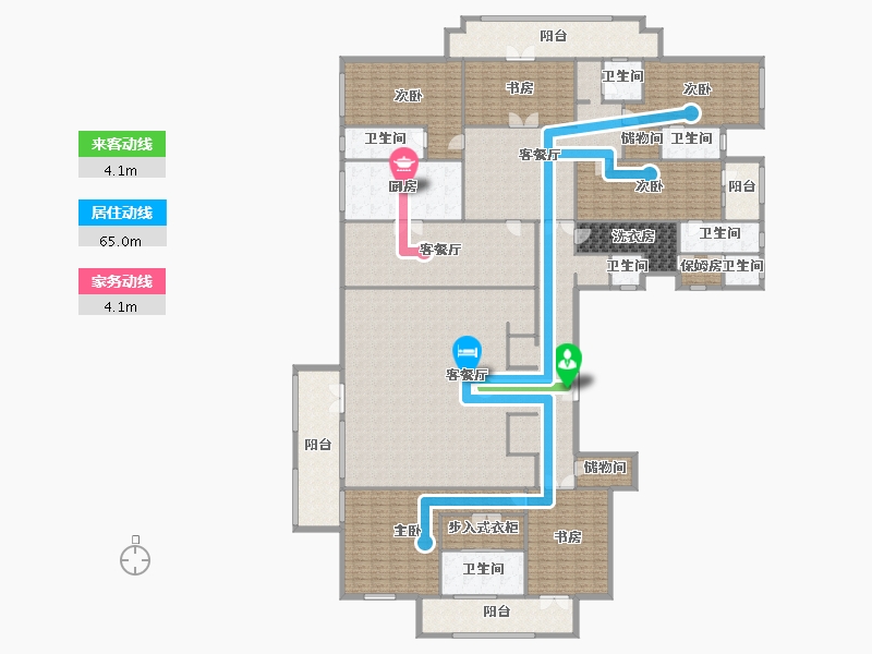 河南省-南阳市-三川玖龍台-475.62-户型库-动静线