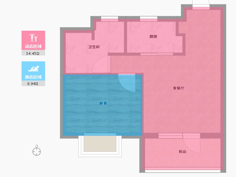 山东省-泰安市-绿地·溪山境-39.20-户型库-动静分区