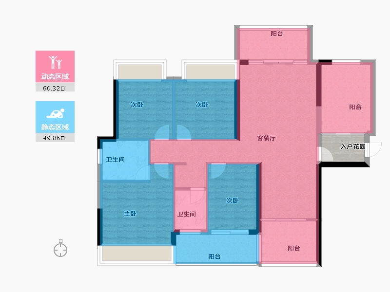 广西壮族自治区-崇左市-德邻公馆-102.19-户型库-动静分区