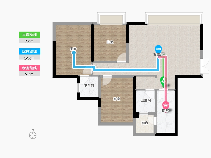 四川省-成都市-奥园棠玥府-81.34-户型库-动静线