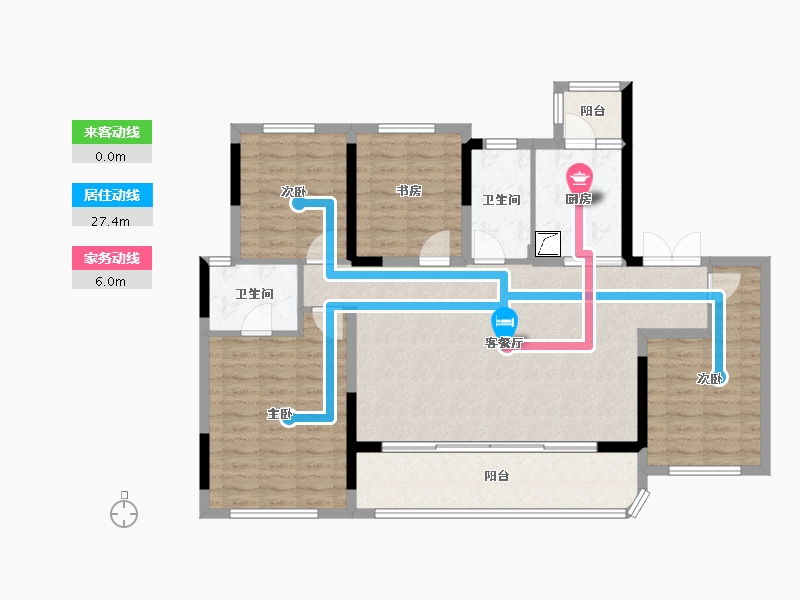 四川省-成都市-春和天骄-120.00-户型库-动静线