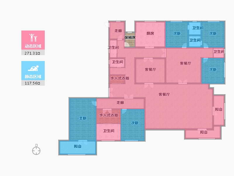 河南省-南阳市-三川玖龍台-357.72-户型库-动静分区