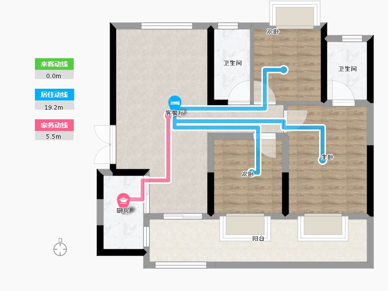 四川省-遂宁市-遂宁金融商业中心-82.24-户型库-动静线