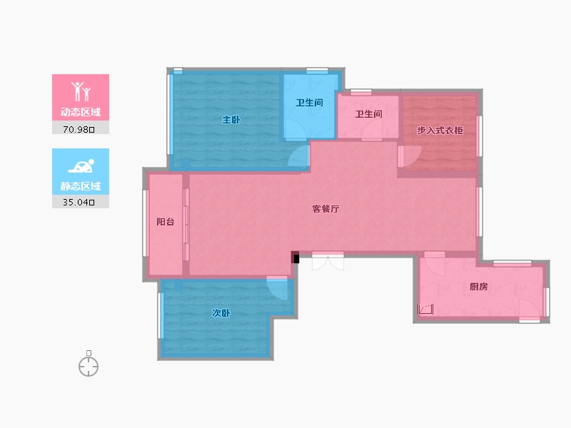 浙江省-温州市-都会森林-99.00-户型库-动静分区