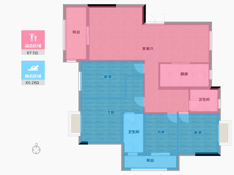 江西省-九江市-凤凰城-120.00-户型库-动静分区