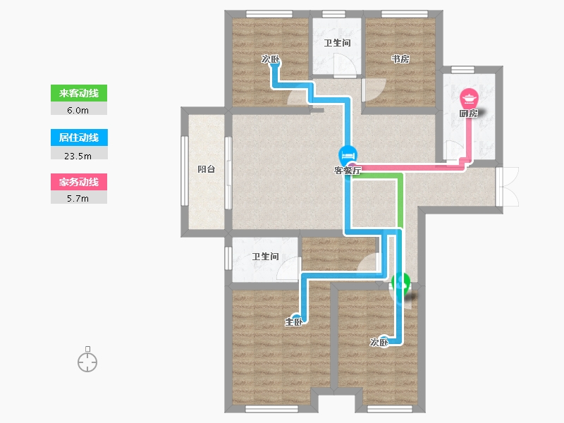 山东省-德州市-恒盛如意苑-108.00-户型库-动静线