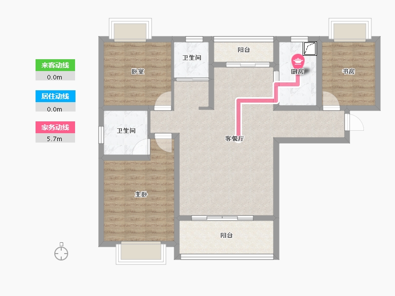 江西省-九江市-海·金色学府-88.11-户型库-动静线