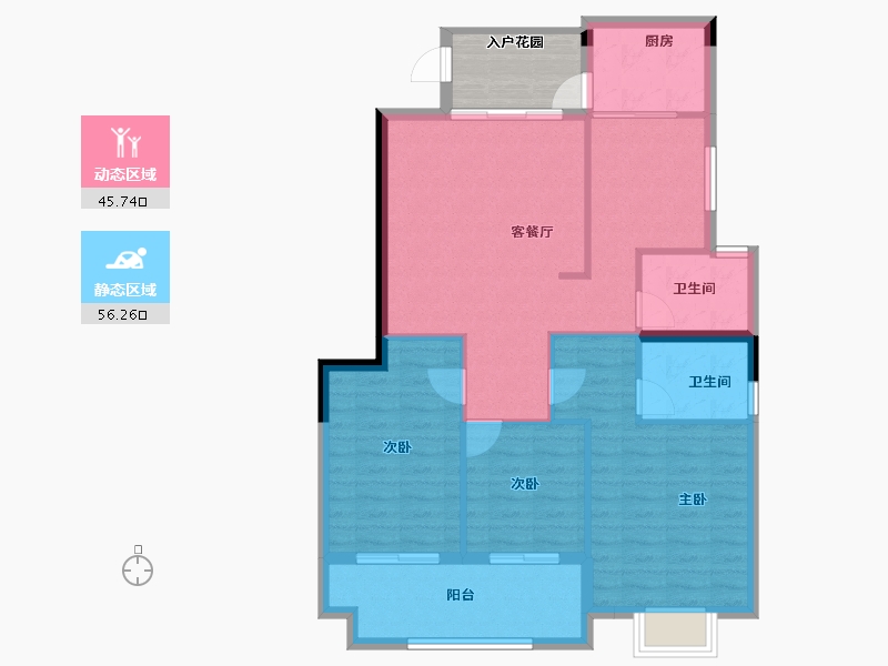 福建省-南平市-建瓯三江国际-98.07-户型库-动静分区