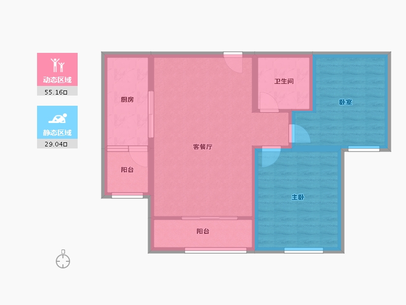 山西省-晋中市-悦唐·慧和郡-75.28-户型库-动静分区