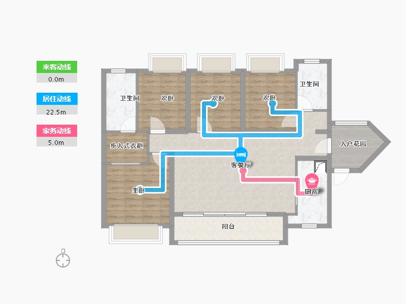 广东省-广州市-万科金域曦府-105.60-户型库-动静线