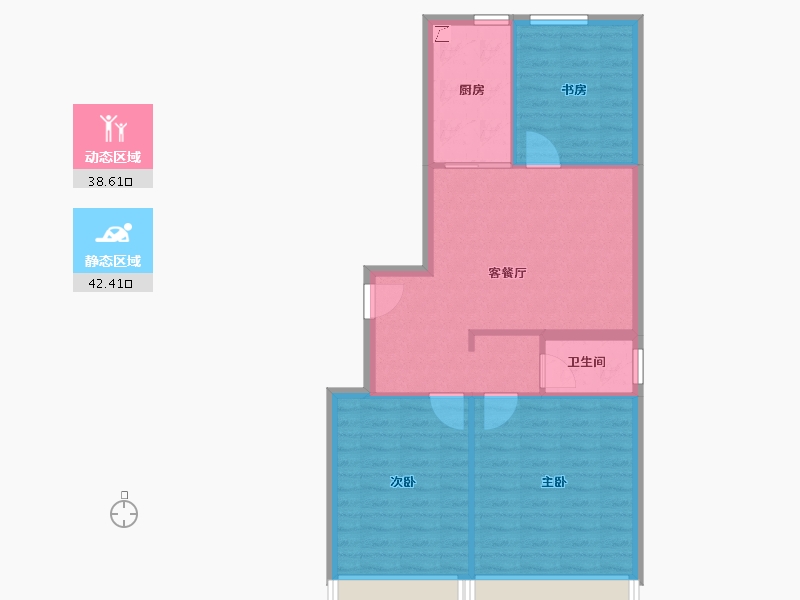 北京-北京市-奉范北京-73.60-户型库-动静分区