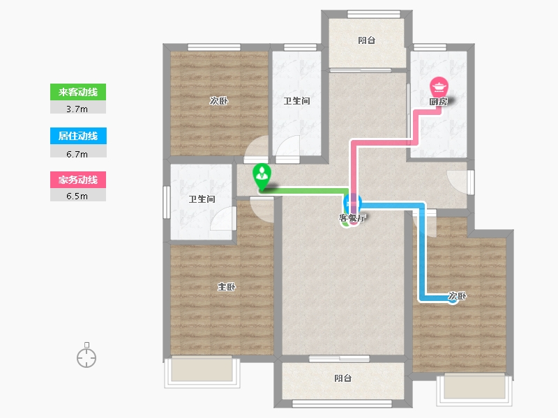 山西省-朔州市-京城港-103.96-户型库-动静线