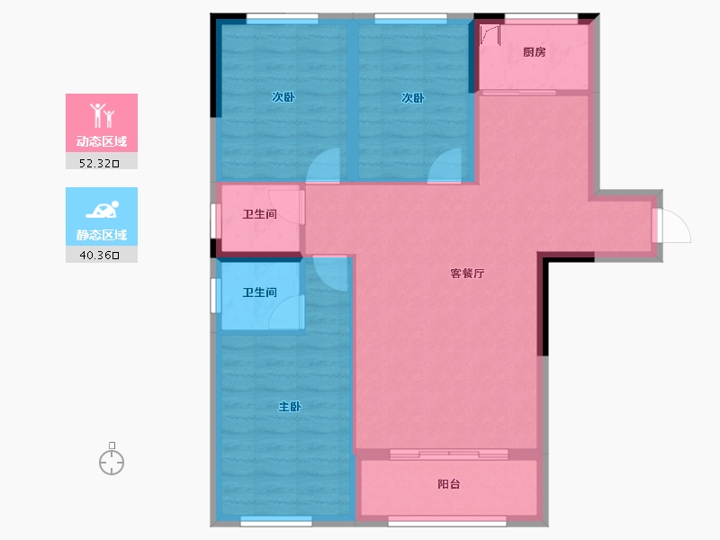 福建省-南平市-嘉园名城-83.17-户型库-动静分区