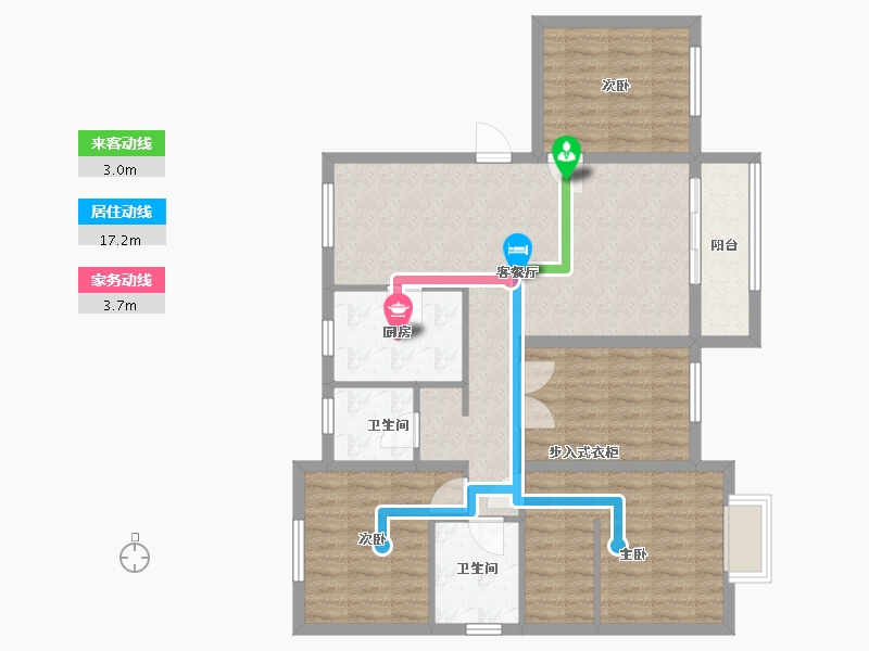 河南省-焦作市-建业迎宾府-140.00-户型库-动静线