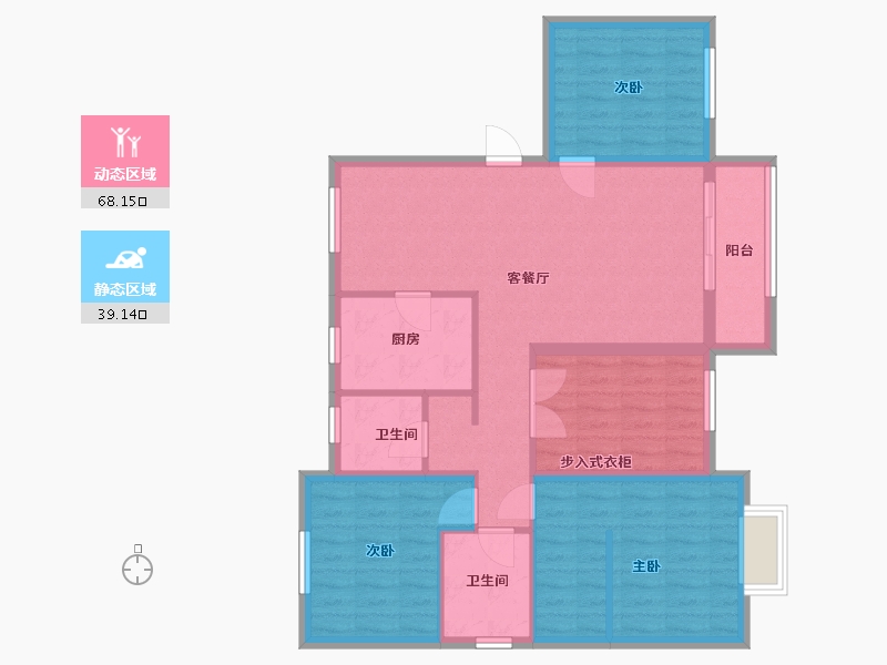 河南省-焦作市-建业迎宾府-140.00-户型库-动静分区