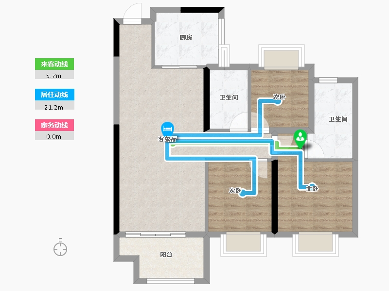 江苏省-常州市-都会星河-81.67-户型库-动静线