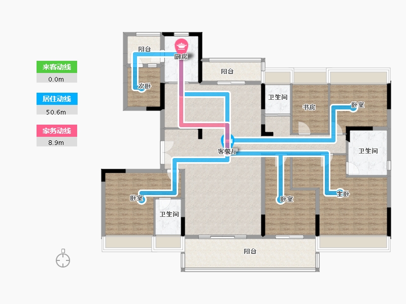 湖北省-十堰市-碧桂园·十里江湾-184.79-户型库-动静线