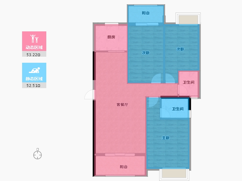 福建省-南平市-建瓯三江国际-96.78-户型库-动静分区