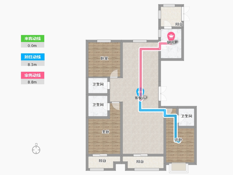 山西省-太原市-建投·祥澐府-121.06-户型库-动静线