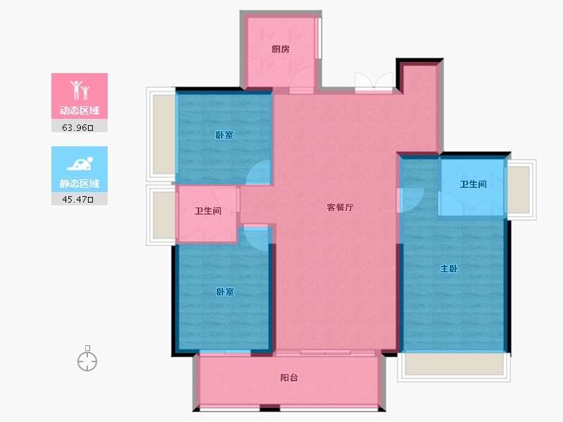 湖南省-郴州市-麒麟首府-99.20-户型库-动静分区