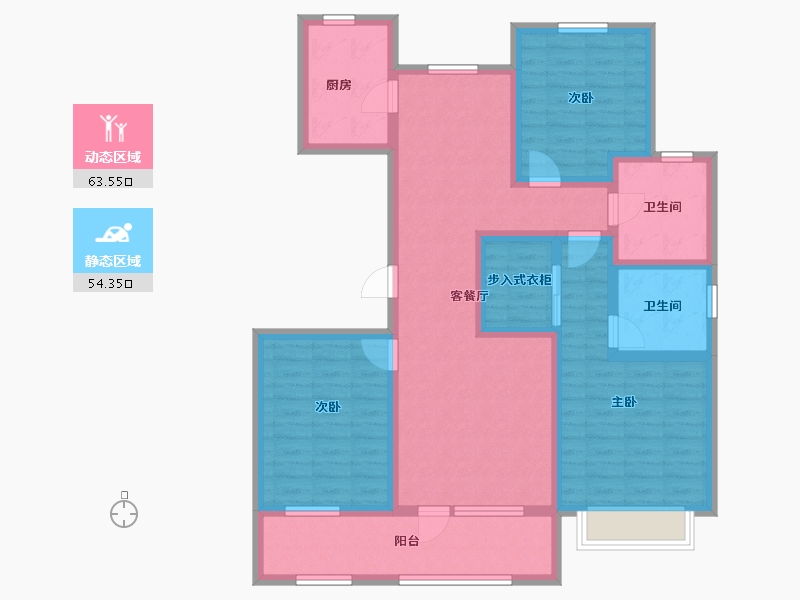 河北省-承德市-兴隆•融创城-103.16-户型库-动静分区