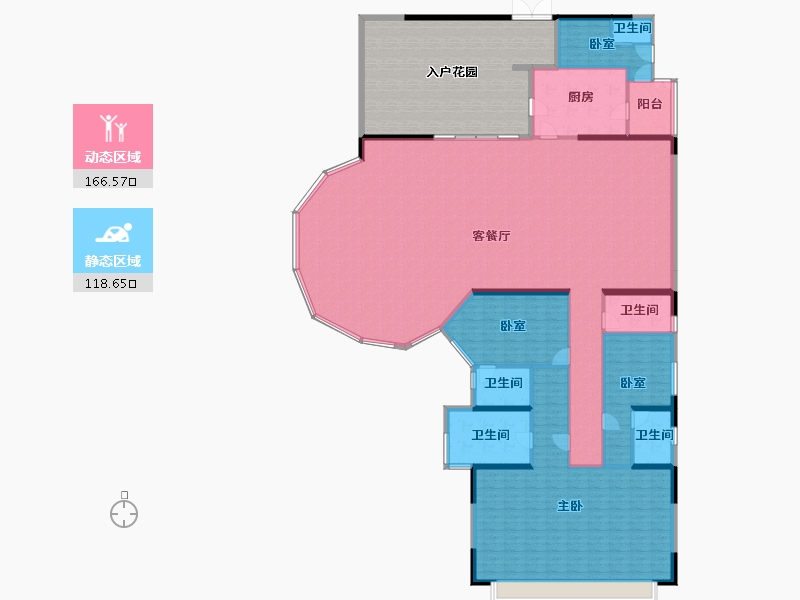 广东省-广州市-博雅首府-308.81-户型库-动静分区