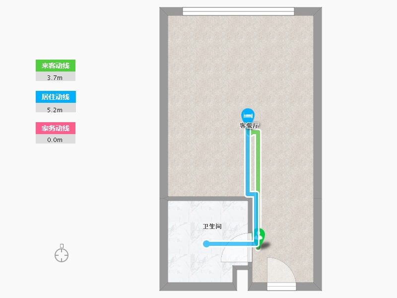 内蒙古自治区-呼和浩特市-富城佳苑-35.20-户型库-动静线