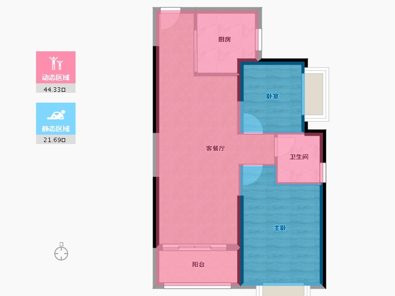 广西壮族自治区-防城港市-防城港恒大悦澜湾-59.20-户型库-动静分区