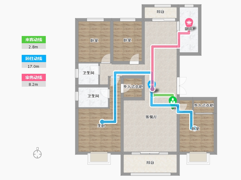 河北省-邢台市-盛世熙府大院-120.36-户型库-动静线