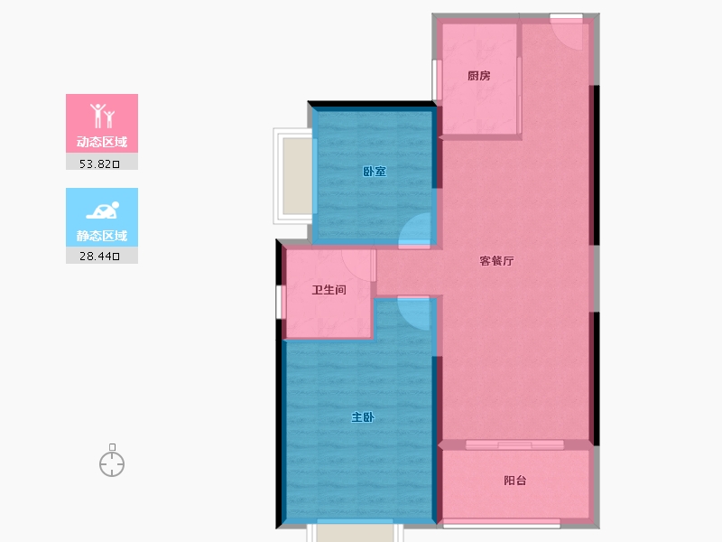 广西壮族自治区-防城港市-防城港恒大悦澜湾-74.08-户型库-动静分区