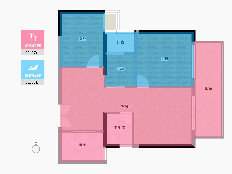 福建省-莆田市-塘宁湾优盘-75.28-户型库-动静分区