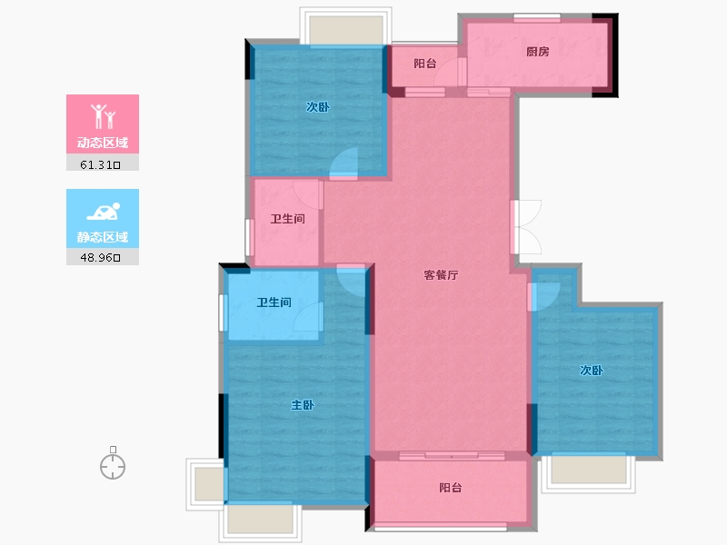 江西省-萍乡市-栗景山河-99.00-户型库-动静分区