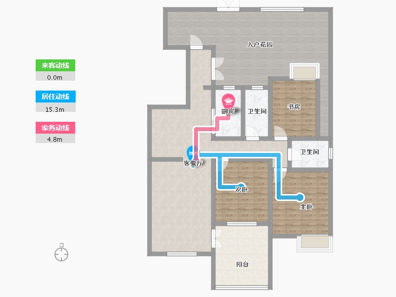 河北省-承德市-瓏璟苑-138.49-户型库-动静线