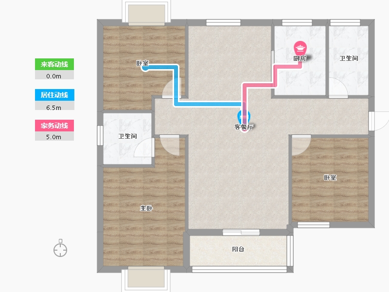 湖北省-孝感市-澴河盛都-95.11-户型库-动静线