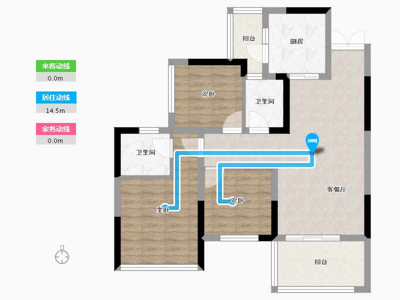 四川省-雅安市-西网江湾城-78.33-户型库-动静线