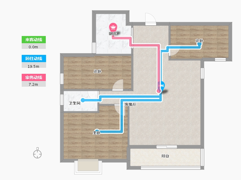 湖北省-孝感市-澴河盛都-92.41-户型库-动静线