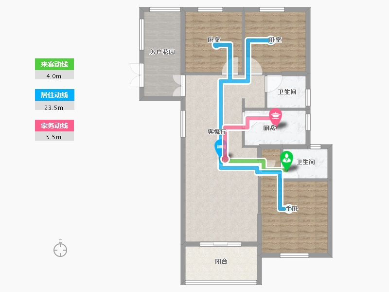 安徽省-安庆市-众阳一品-109.48-户型库-动静线