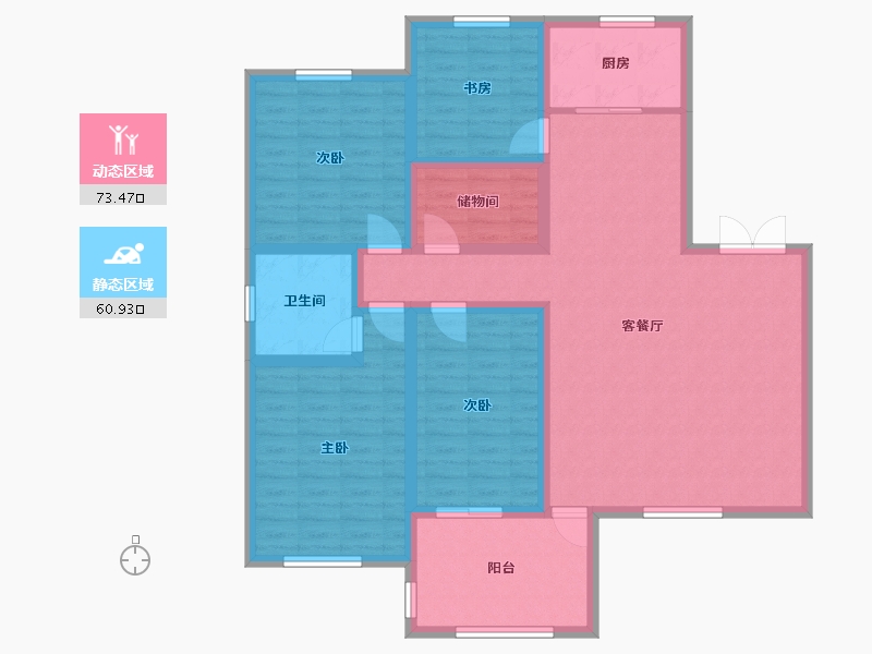 河南省-濮阳市-龙之光国际中心-133.00-户型库-动静分区