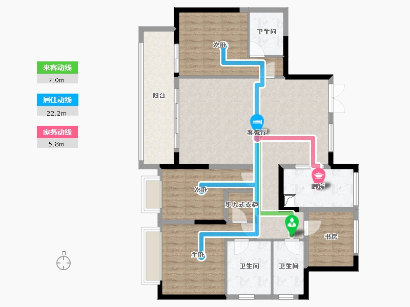 江苏省-南通市-中海·上东区-170.00-户型库-动静线